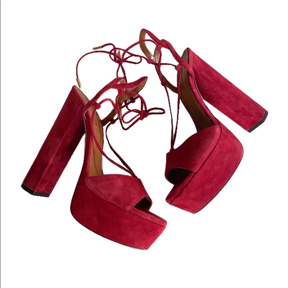 AQUAZZURA Austin Plateau Platform Sandal - Picture 3 of 6
